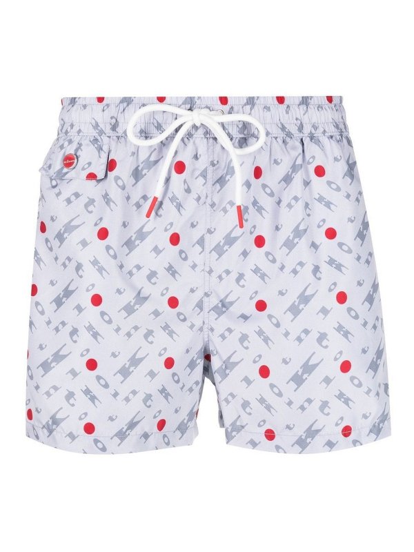 KITON: 水着 - スイムショーツ/スイムトランクス - 赤