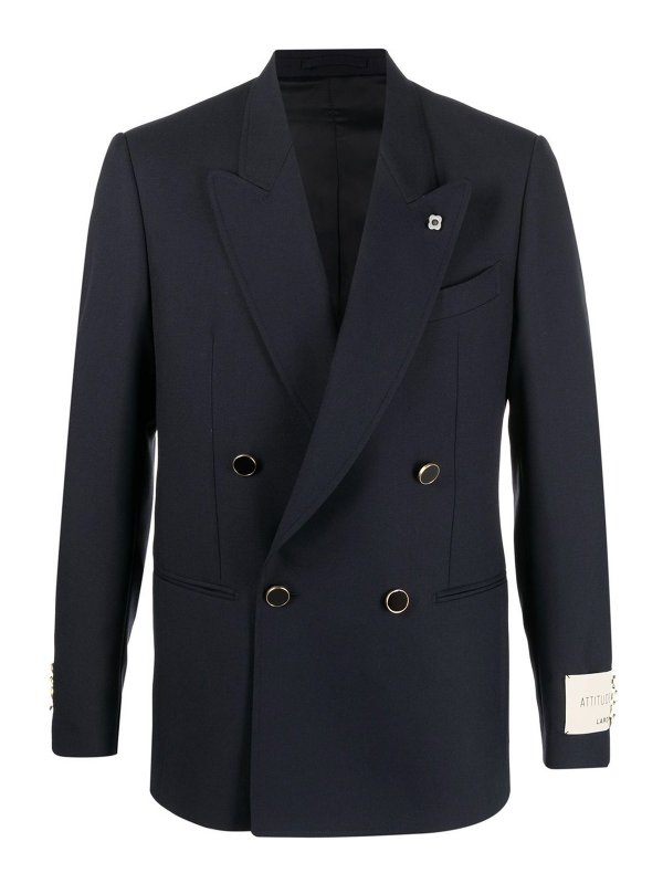LARDINI: Vestes de costume - Blazer - Noir