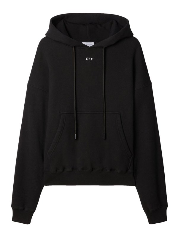 OFF-WHITE: Sweatshirts & Sweaters - Off-white sweaters black