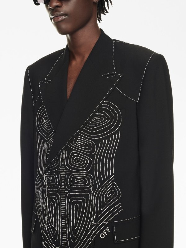 The Best Shops OFF-WHITE: カジュアルスーツ - カジュアルスーツ - 黒