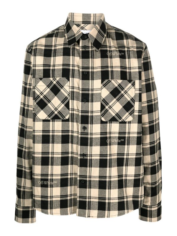 OFF-WHITE: shirts - Off-white shirt beige