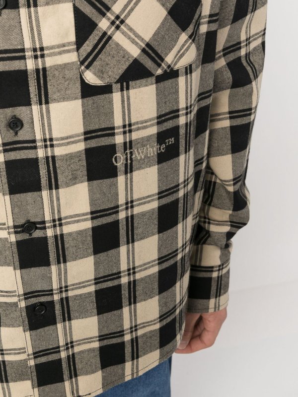 OFF-WHITE: shirts online - Off-white shirt beige