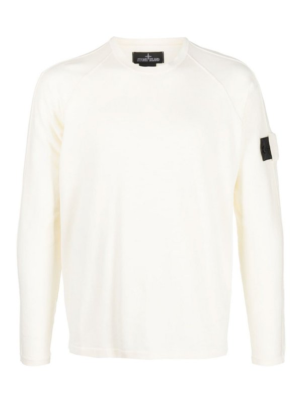 STONE ISLAND: スウェット＆セーター - スウェットシャツ/セーター - ベージュ