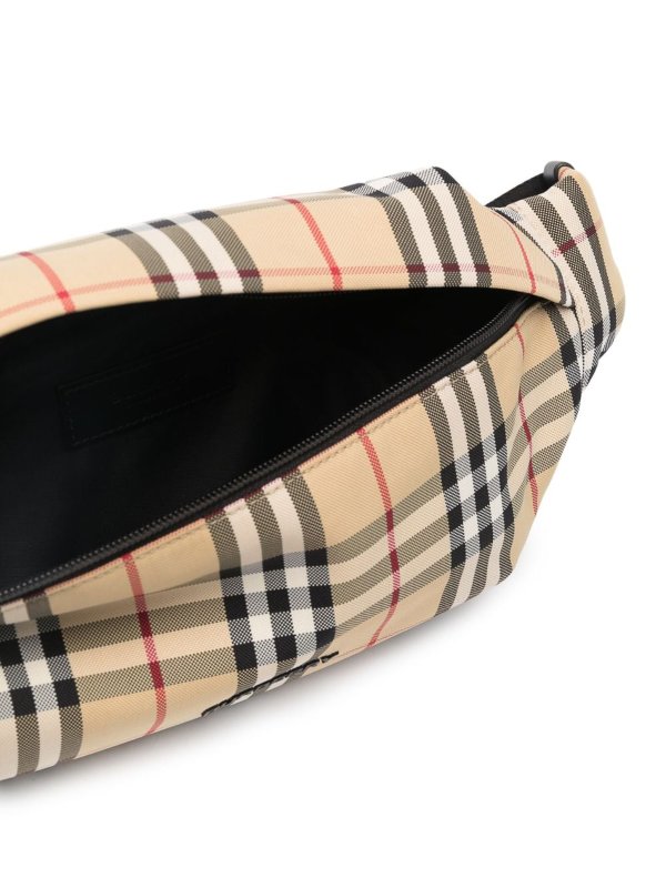 Burberry Vintage Check Beige Waist Bag