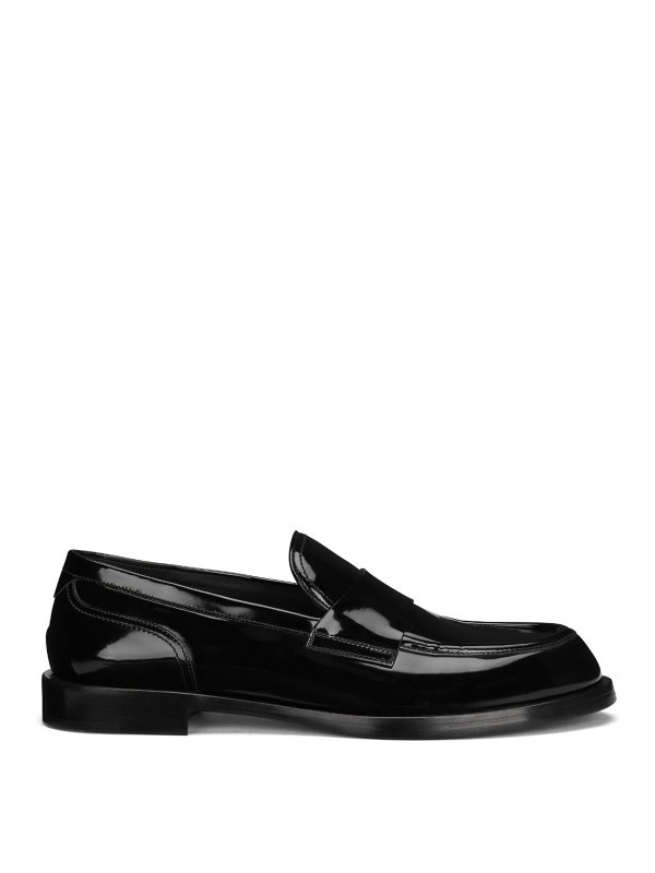 DOLCE & GABBANA: Mocassins & Chaussures bateau - Mocassins - Noir