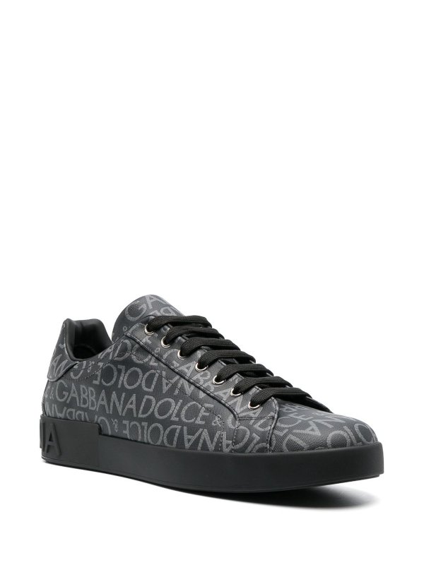 DOLCE & GABBANA: Zapatillas online - Zapatillas - Gris
