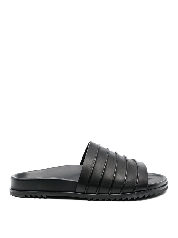 RICK OWENS: Sandalen - Sandalen - Schwarz