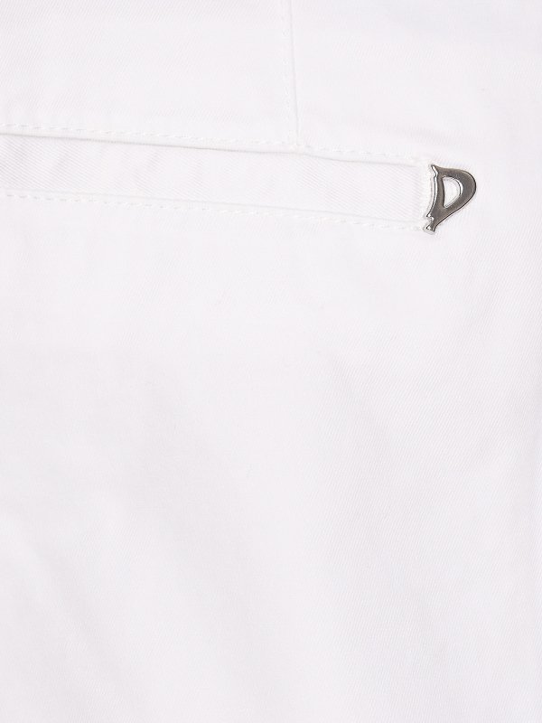 iKRIX DONDUP: Hosen Shorts - Shorts - Weiß