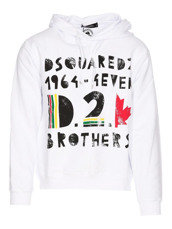 DSQUARED2: Sweatshirts und Pullover - Sweatshirt - Weiß