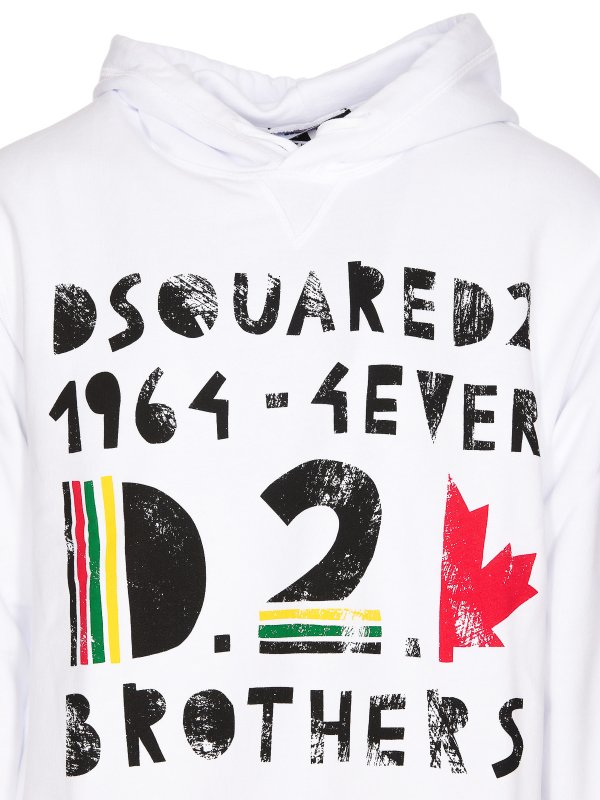 Sweatshirt - Weiß shop online: DSQUARED2