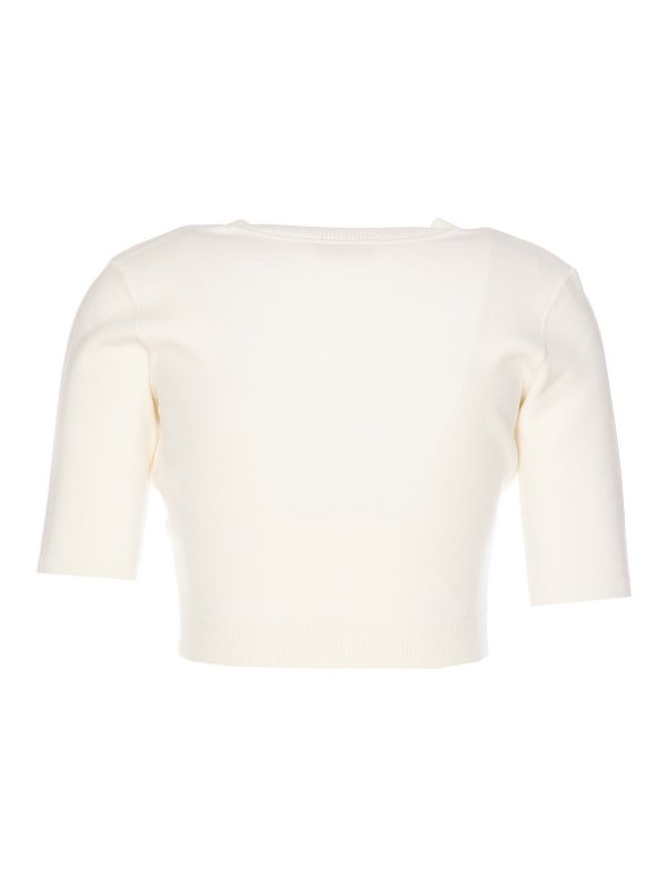 ELISABETTA FRANCHI: カーディガン online - カーディガン - 白