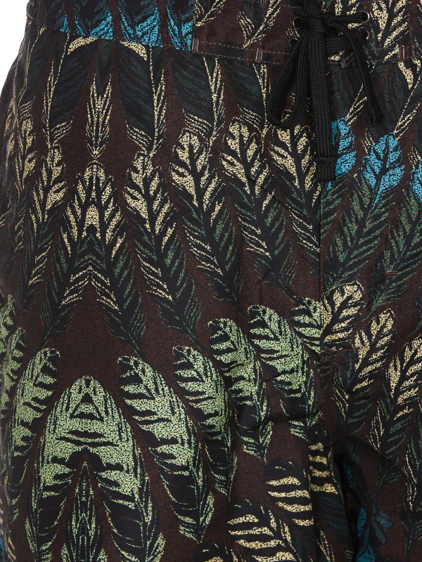 Costume da bagno in piume Aop shop online: Marcelo Burlon County Of Milan