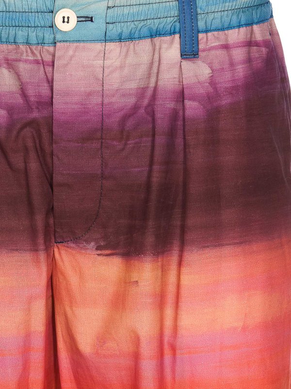 Bermuda lato oscuro della stampa della luna shop online: Marni