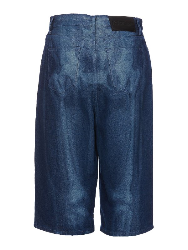OFF-WHITE: Shorts online - Shorts - Blau