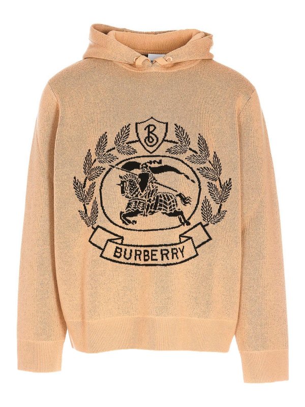 BURBERRY: Sweatshirts und Pullover - Sweatshirt - Beige