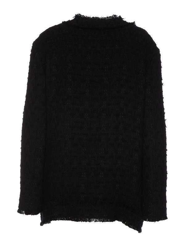 DOLCE & GABBANA: crew necks online - Single breasted rush stitch jacket