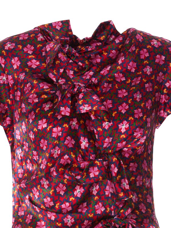 クルーネック - 赤 shop online: SALONI