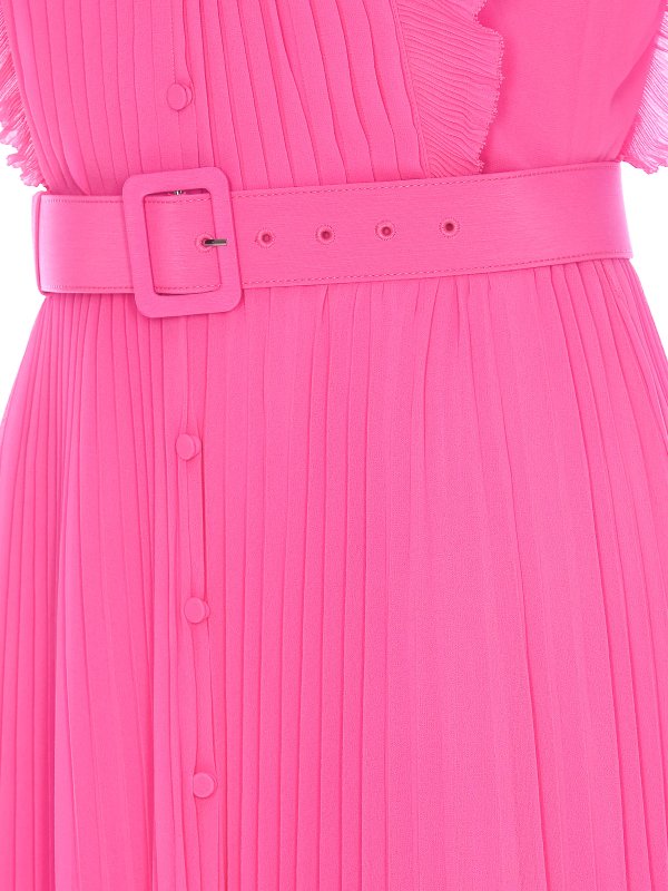 iKRIX Self Portrait: ニーレングスドレス - 膝丈ドレス - ヌードカラー