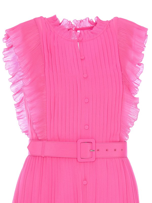 膝丈ドレス - ヌードカラー shop online: Self Portrait