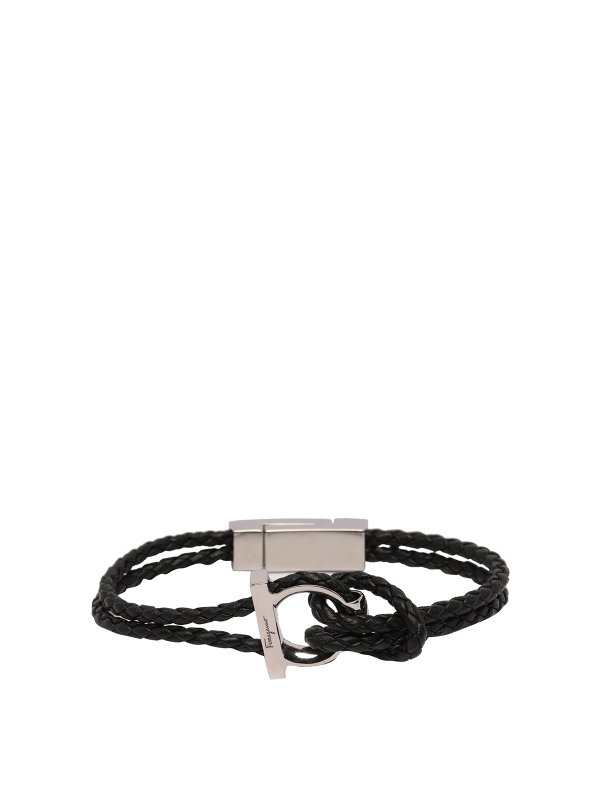 SALVATORE FERRAGAMO: Armbänder und Armkettchen - Armband - Schwarz