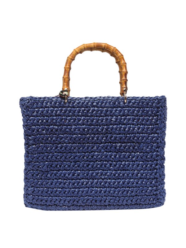 CHICA: トートバッグ - トートバッグ - ブルー