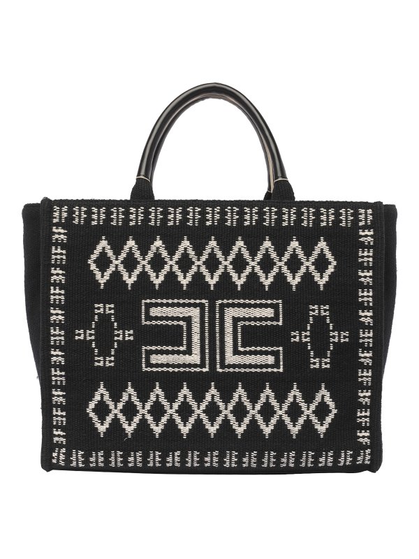 iKRIX ELISABETTA FRANCHI: トートバッグ - トートバッグ - 黒