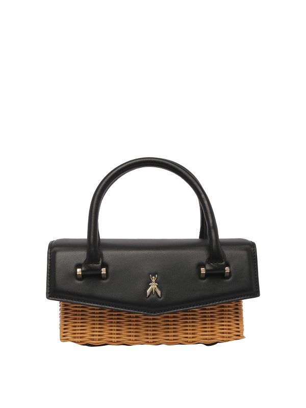 PATRIZIA PEPE: Handtaschen - Shopper - Schwarz