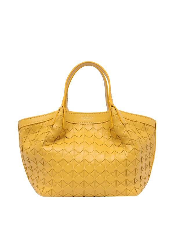 Serapian: Handtaschen - Shopper - Gelb