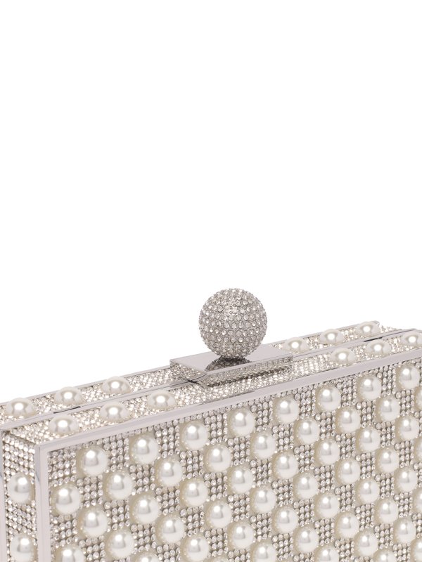 Clara crystal clutch shop online: Sophia Webster