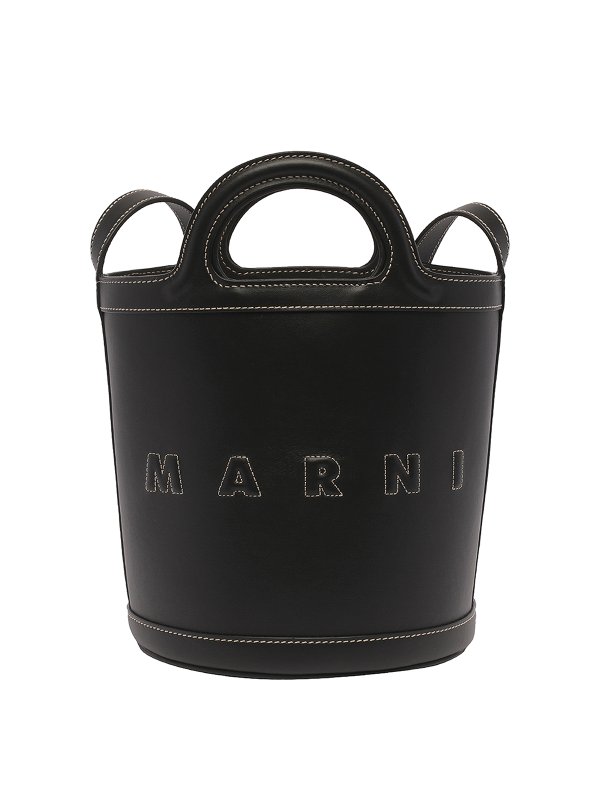 Marni: Bolsos Saco - Bolso Saco - Negro