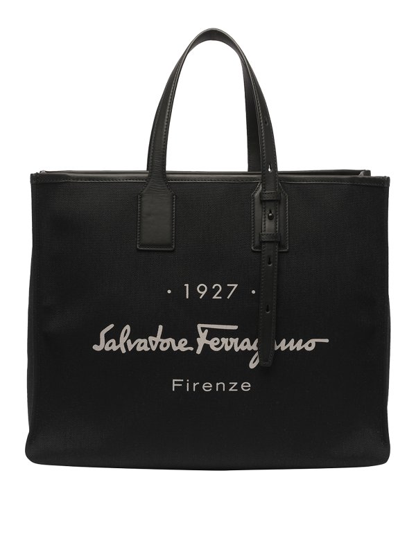 Ferragamo 1927 signature tote bag - Black - Men