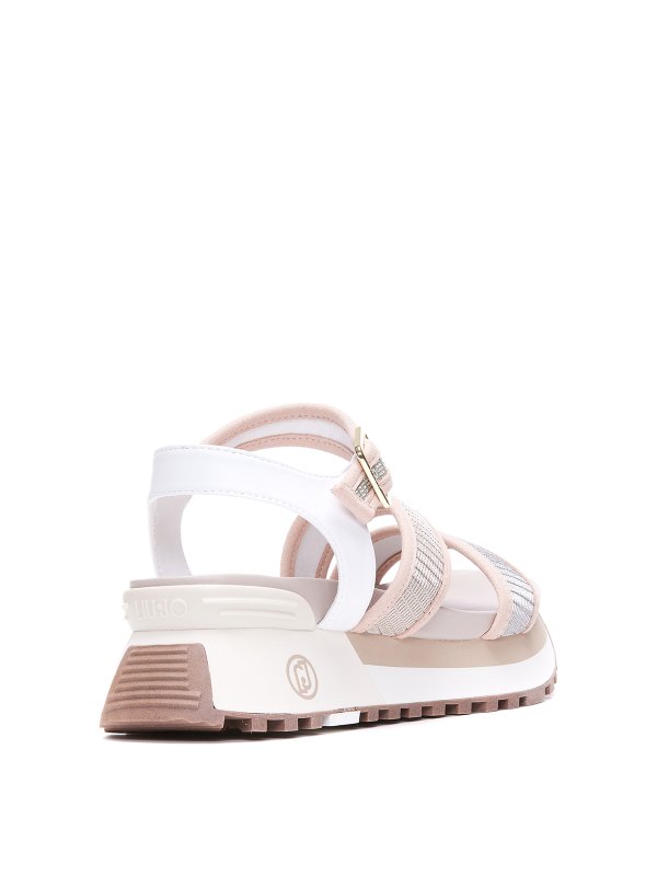 Liu Jo: sandals online - Platform glitter sandals