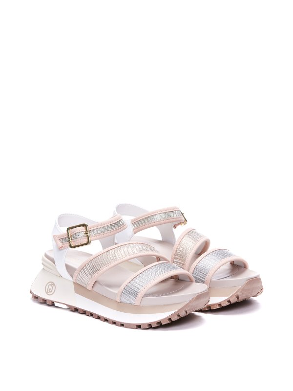 Platform glitter sandals shop online: Liu Jo