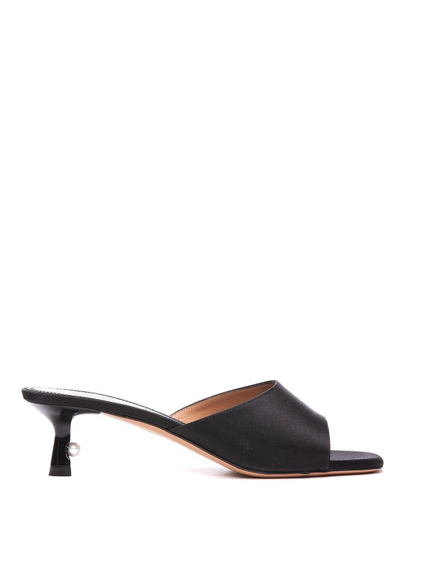 OFF-WHITE: Sandales - Mules - Noir