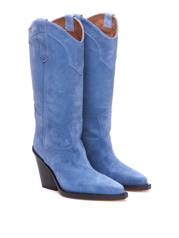 ブーツ - ブルー shop online: Paris Texas