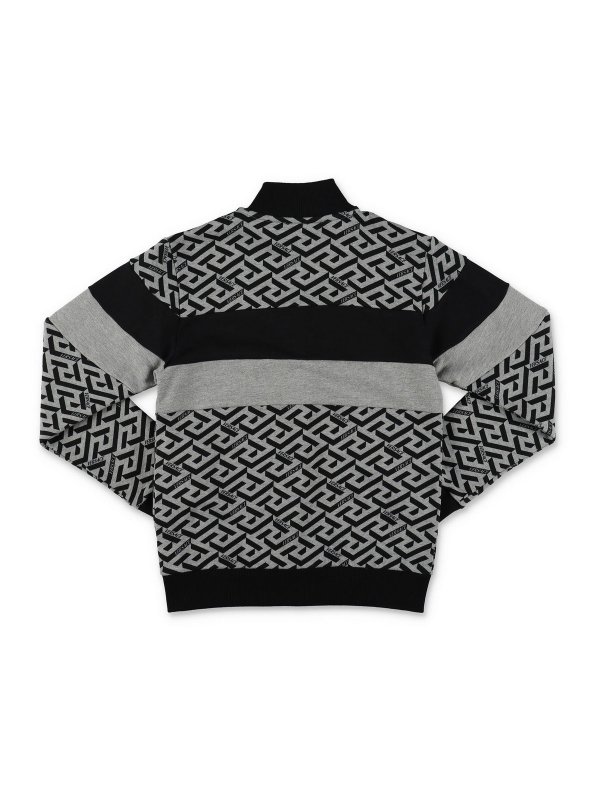 VERSACE: Sweatshirts & Pulls online - Chemise - Gris