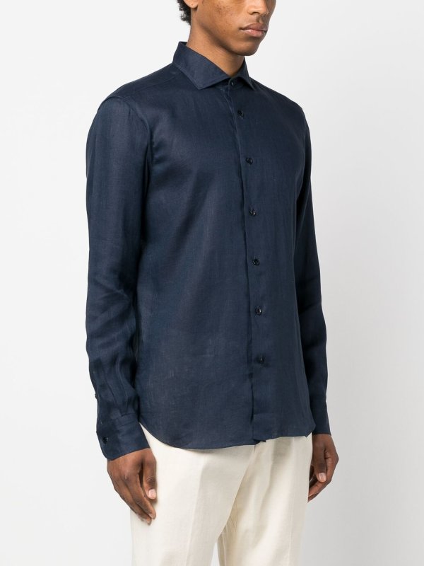 Hemd - Blau shop online: BARBA