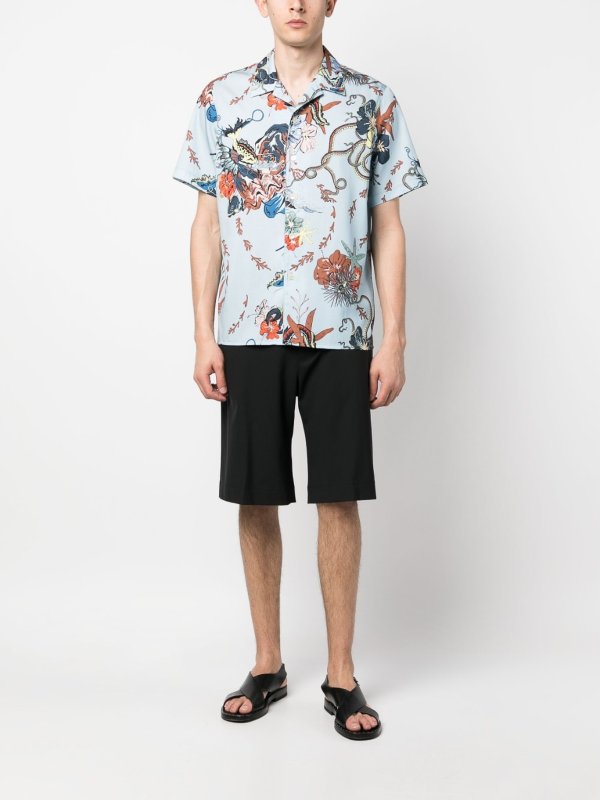 iKRIX PAUL SMITH: camicie - Camicia a maniche corte con stampa grafica