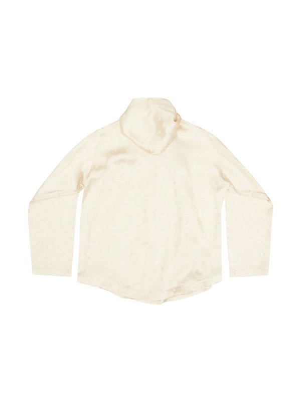 BALENCIAGA: blouses online - Long sleeve hooded blouse