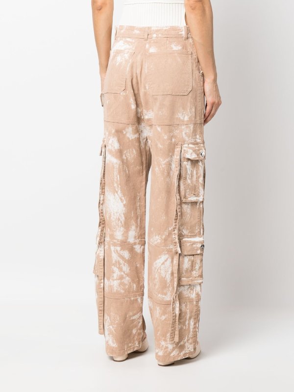 iKRIX ANDREĀDAMO: casual trousers - Tie dye cargo pants