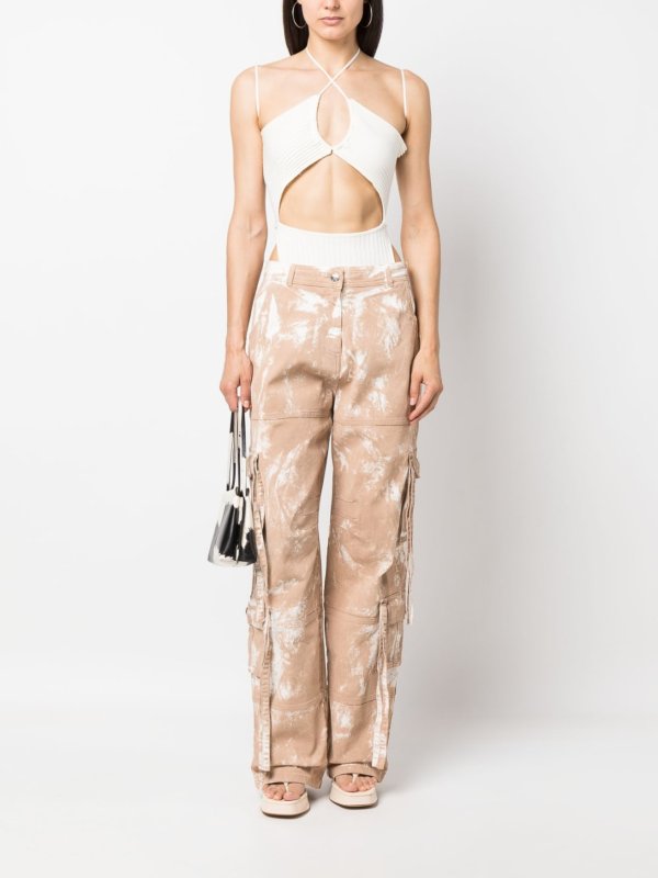 Tie dye cargo pants shop online: ANDREĀDAMO