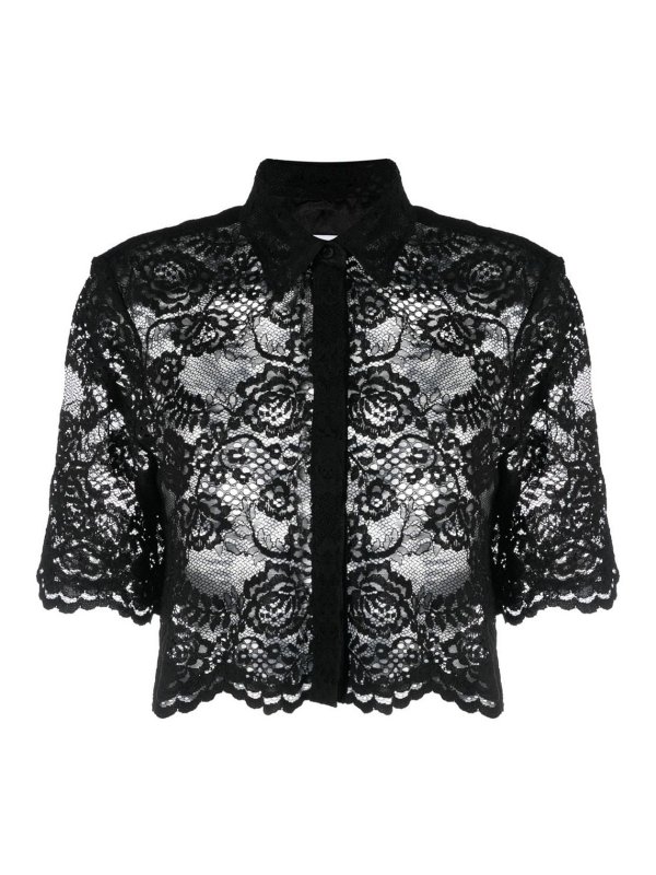 m.s.g.m.: Tops & Tank tops - Floral lace top