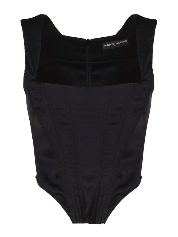 ALBERTO AUDENINO: トップス＆タンクトップ - トップ/タンクトップ - 黒