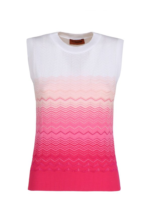 MISSONI: トップス＆タンクトップ - トップ/タンクトップ - ピンク