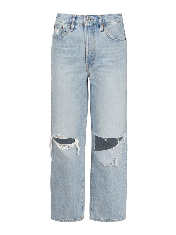 RE/DONE: jeans dritti, a sigaretta - Jeans in denim