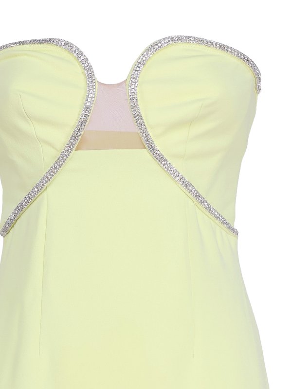 The Best Shops Self Portrait: ニーレングスドレス - 膝丈ドレス - 緑