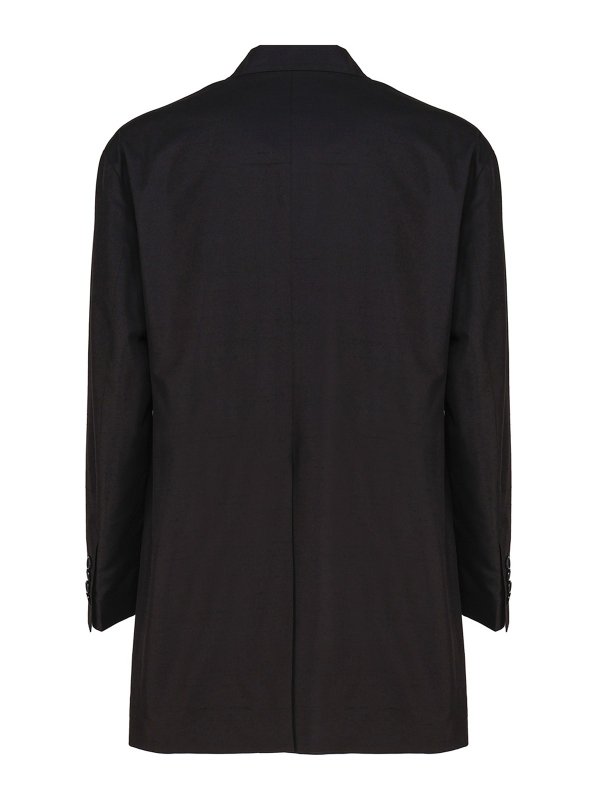 DOLCE & GABBANA: giacche blazer online - Giacca oversize in shantung di seta e cotone