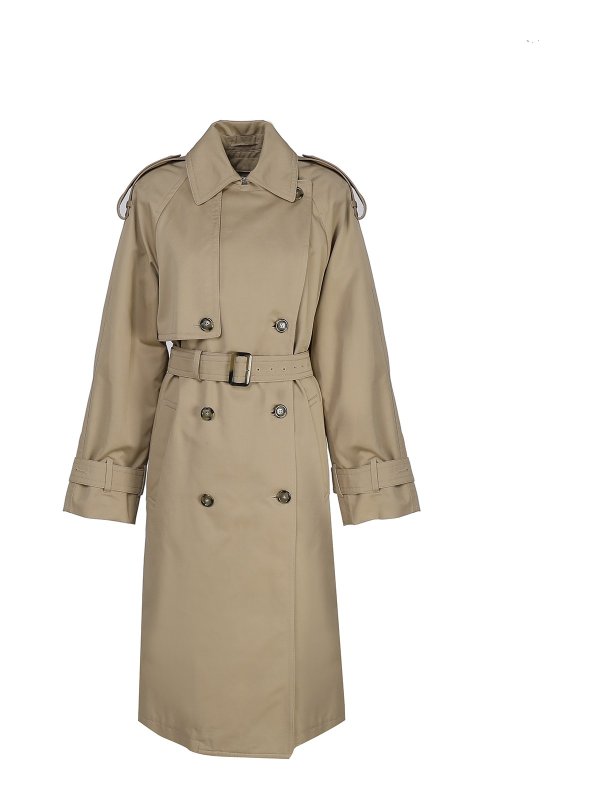 Max Mara: トレンチコート - トレンチコート - ベージュ