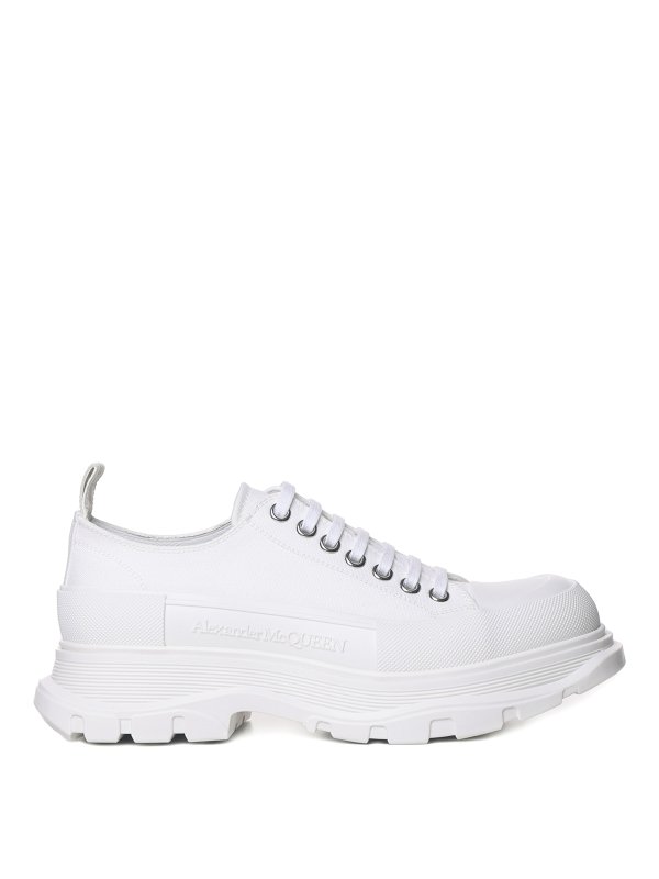 ALEXANDER MCQUEEN: Chaussures de sport - Baskets - Blanc