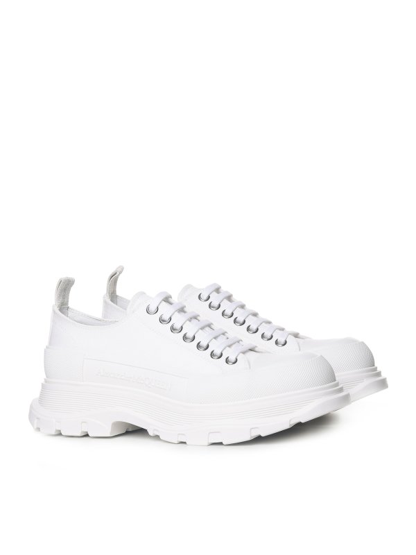 ALEXANDER MCQUEEN: Chaussures de sport online - Baskets - Blanc